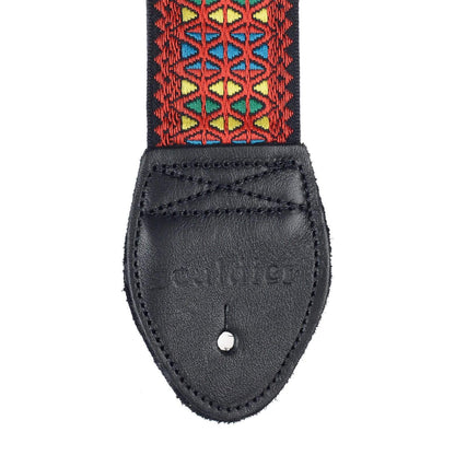 Souldier Hendrix Monterey Red 2" Guitar Strap w/Black Belt & Ends Accessories / Straps