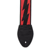 Souldier Lightning Bolt Black on Red (Black Belt & Black Ends) Accessories / Straps