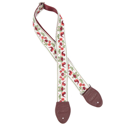 Souldier Lovebirds Burgundy Red on Natural (Burgundy Ends) Accessories / Straps