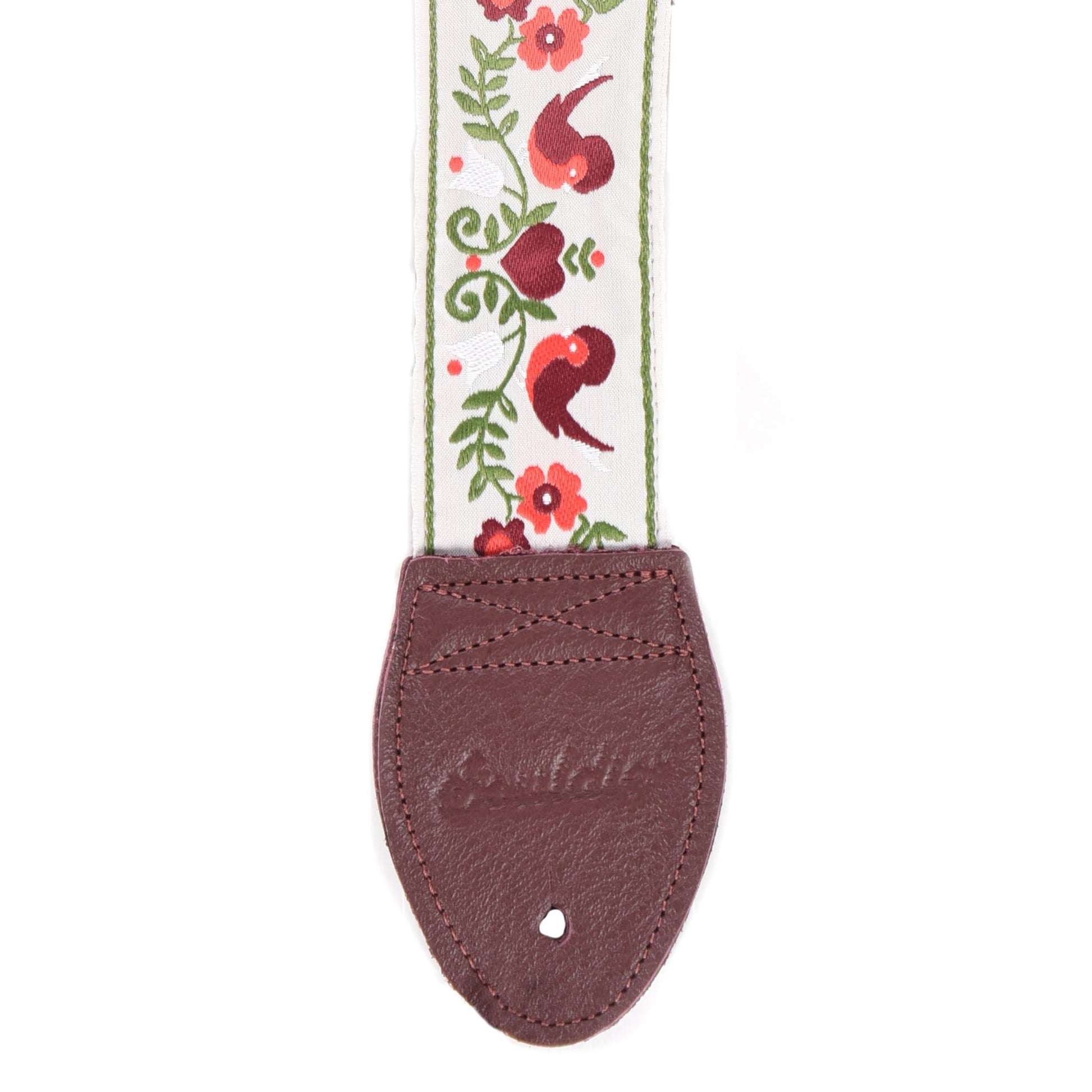 Souldier Lovebirds Burgundy Red on Natural (Burgundy Ends) Accessories / Straps