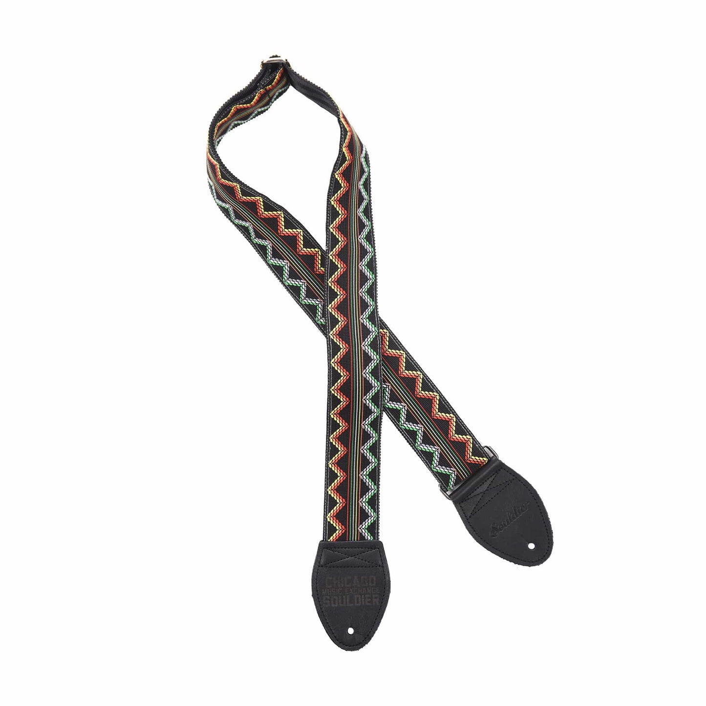 Souldier Memphis Black Zig Zag Strap w/Black Ends Accessories / Straps