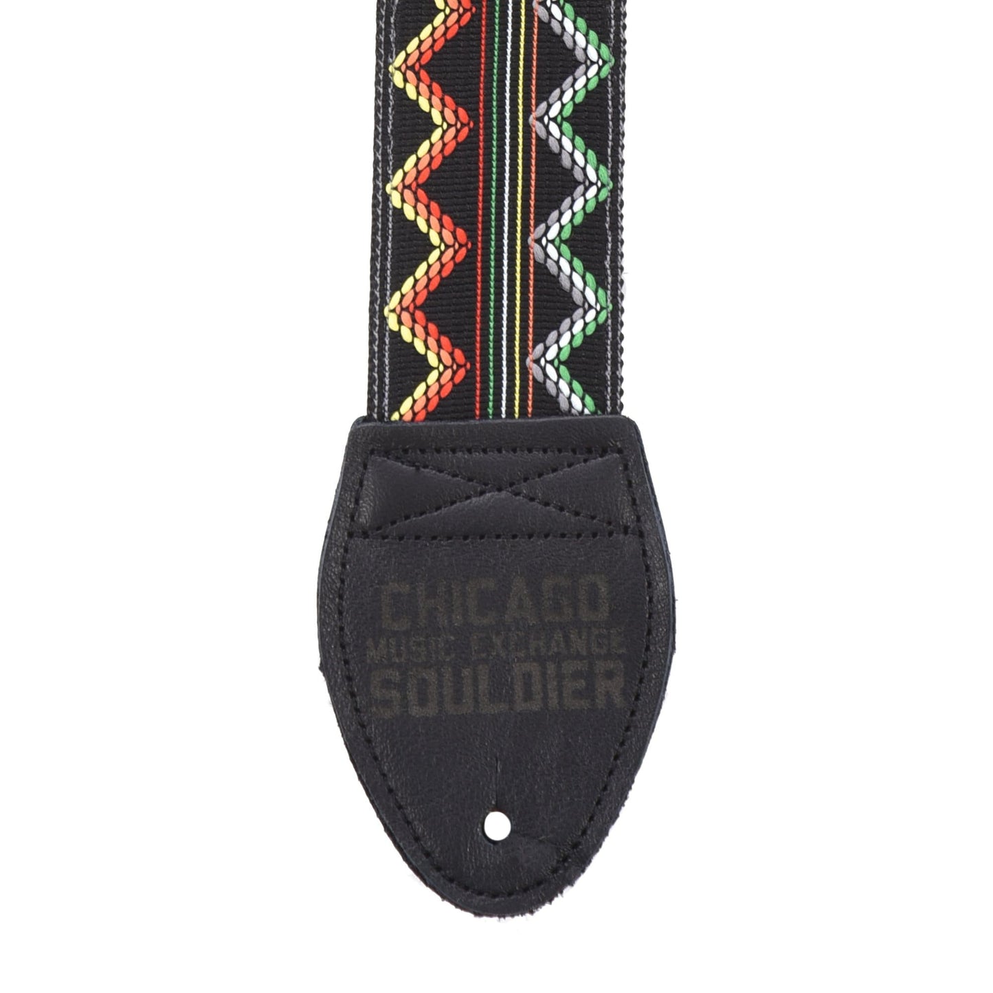 Souldier Memphis Black Zig Zag Strap w/Black Ends Accessories / Straps