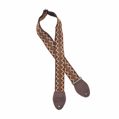 Souldier Memphis Brown Zig Zag Strap w/Worn Brown Ends Accessories / Straps