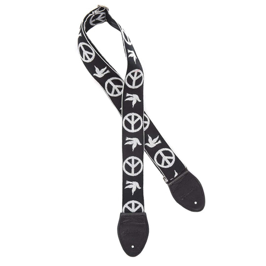 Souldier Peace Dove White on Black Accessories / Straps