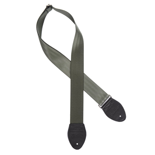 Souldier Plain Seat Belt - Forest Army Green (Black Ends) Accessories / Straps
