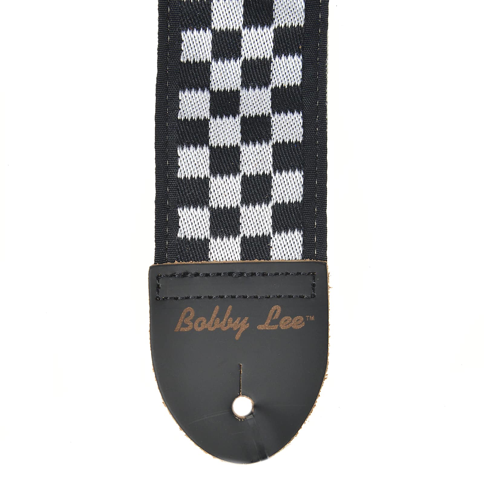 Souldier Raceway Checker 2" Black and White Rick Nielsen Cheap Trick Strap Accessories / Straps