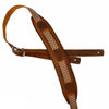 Souldier Saddle Strap Celtic Knot Natural w/Brown Strap & Brown Pad Accessories / Straps
