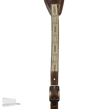 Souldier Saddle Strap Pistachio Forest w/Brown Strap & Brown Pad Accessories / Straps