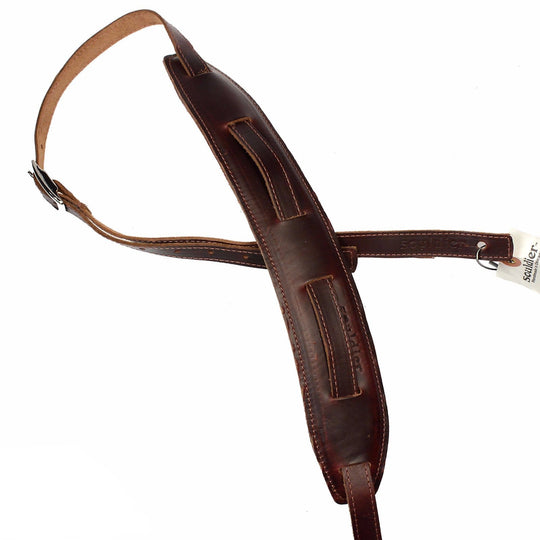 Souldier Saddle Strap Plain Mahogany Strap & Mahogany Pad Accessories / Straps
