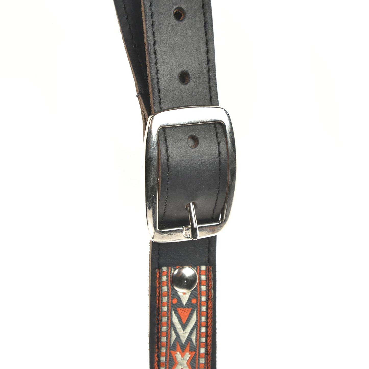 Souldier Seneca Saddle Strip 1" Guitar Strap Red/Black Accessories / Straps