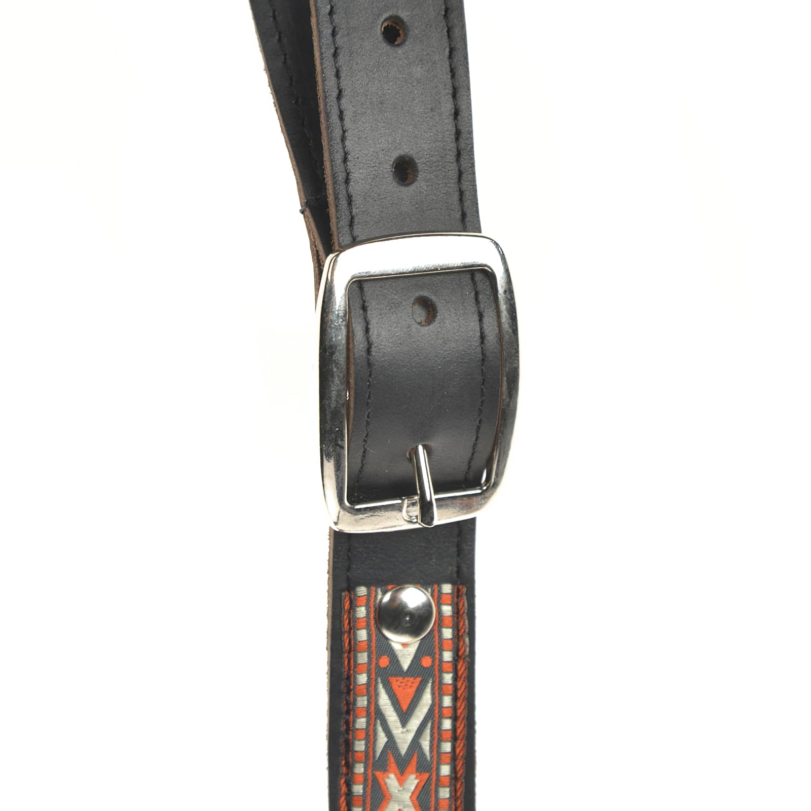 Souldier Seneca Saddle Strip 1" Guitar Strap Red/Black Accessories / Straps