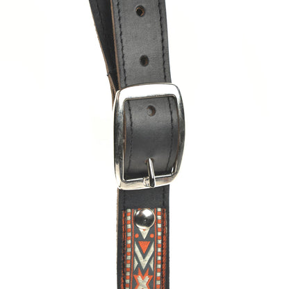 Souldier Seneca Saddle Strip 1" Guitar Strap Red/Black Accessories / Straps