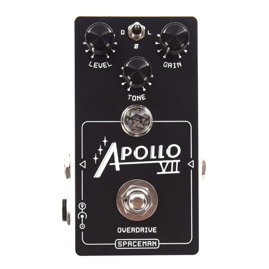 Spaceman Apollo VII Overdrive White Effects and Pedals / Overdrive and Boost