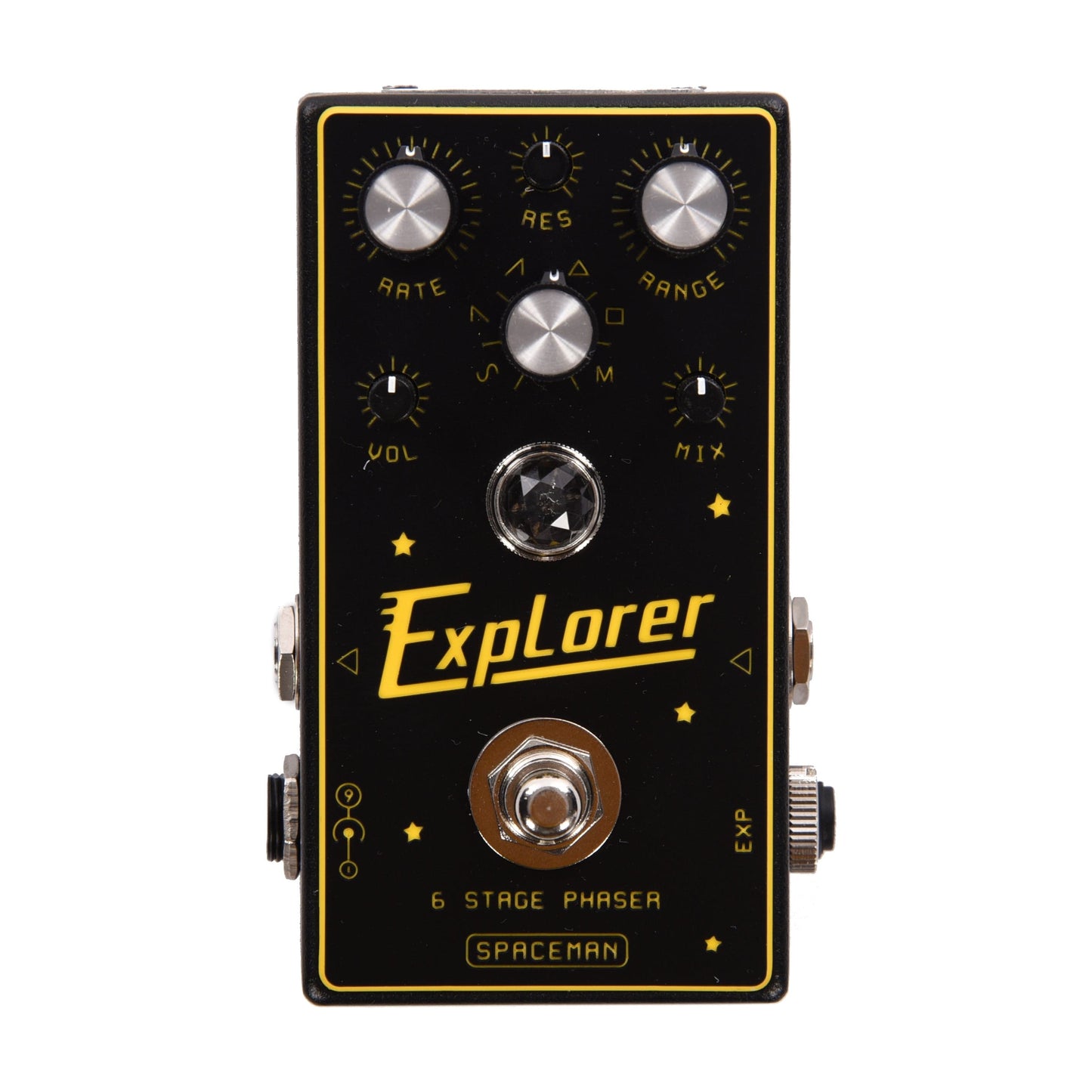 Spaceman FX Explorer 6-Stage Phaser Pedal Black Effects and Pedals / Phase Shifters