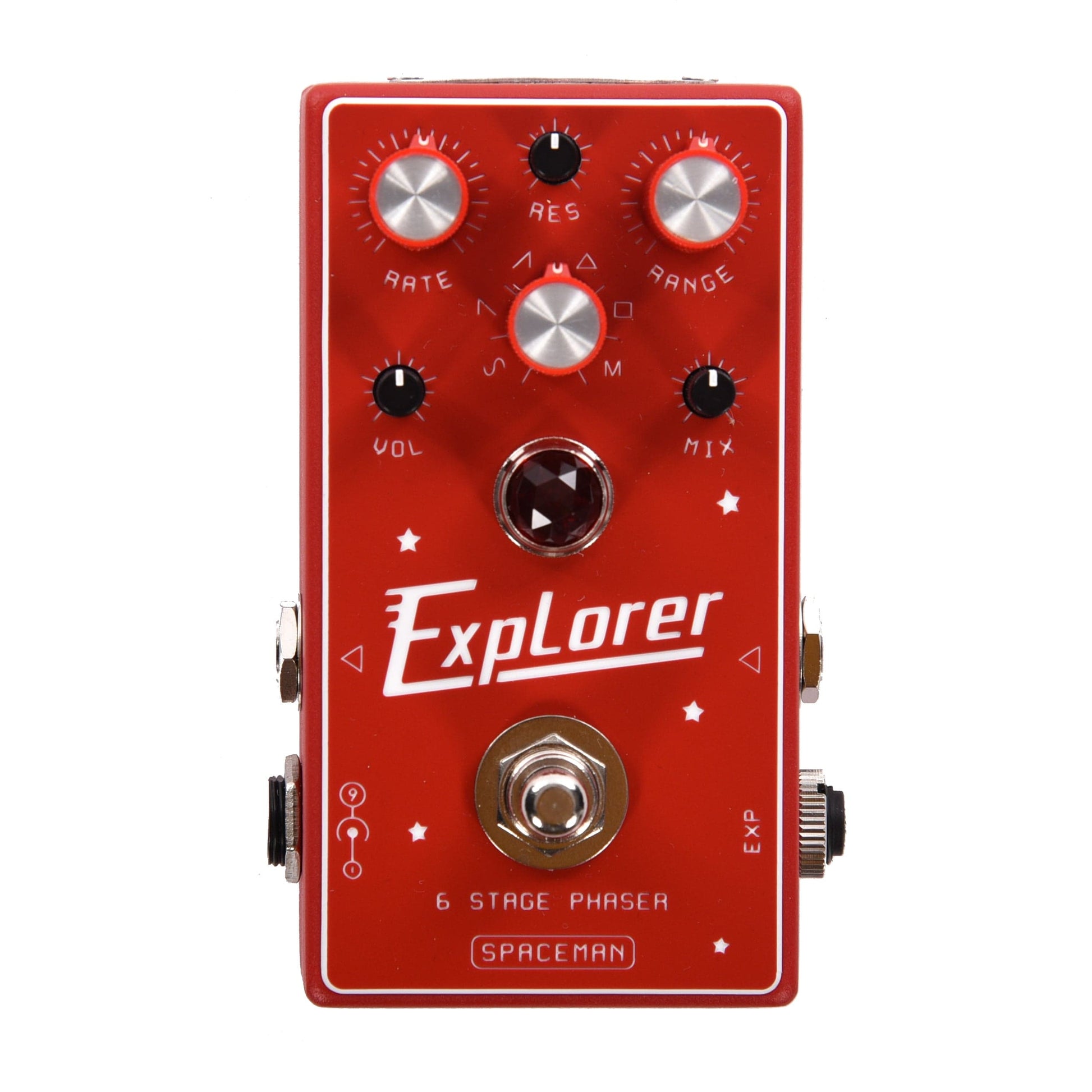 Spaceman FX Explorer 6-Stage Phaser Pedal Red Effects and Pedals / Phase Shifters