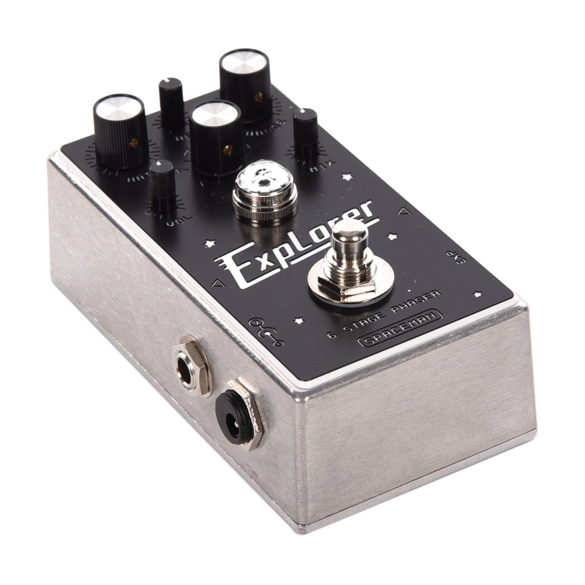 Spaceman FX Explorer 6-Stage Phaser Pedal Silver Effects and Pedals / Phase Shifters