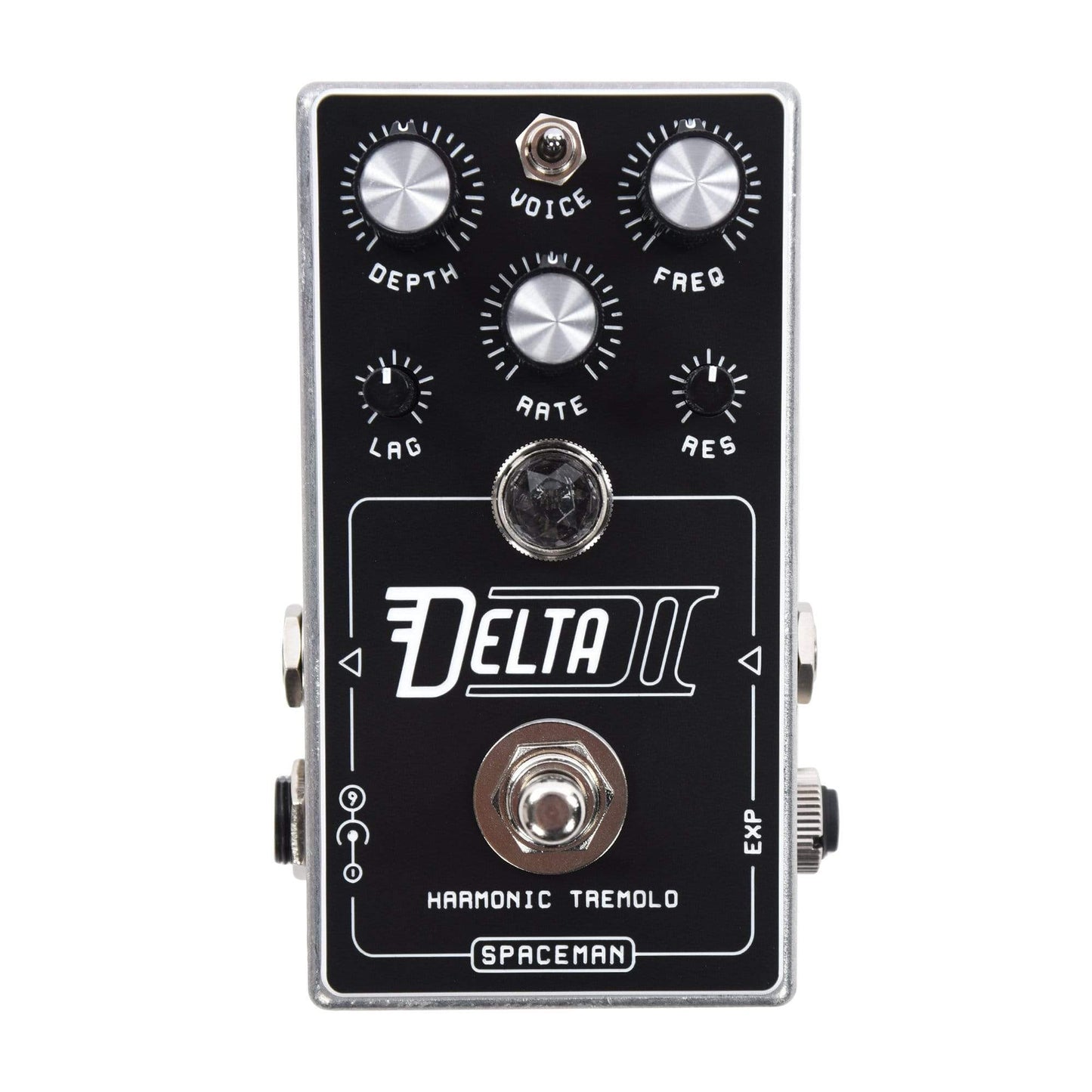 Spaceman Delta II Harmonic Tremolo Pedal Silver Effects and Pedals / Tremolo and Vibrato