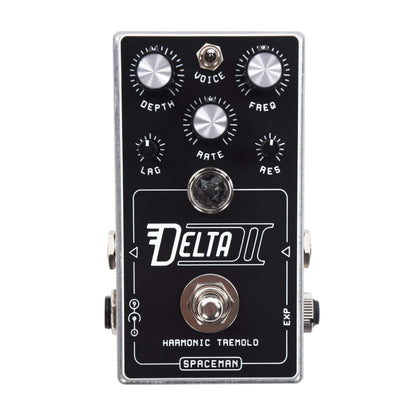 Spaceman Delta II Harmonic Tremolo Pedal Silver Effects and Pedals / Tremolo and Vibrato