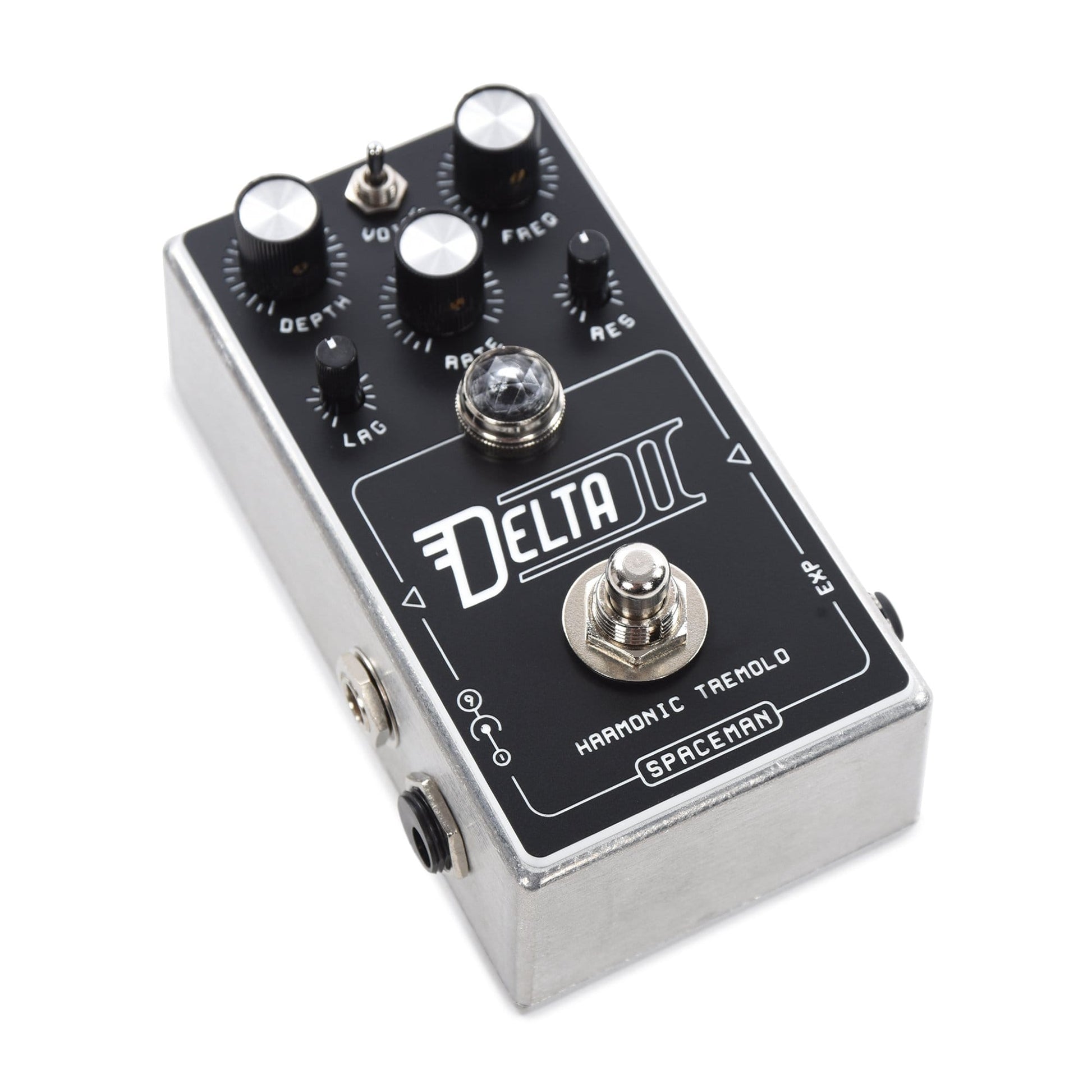 spaceman pedal Spaceman Delta II Harmonic Tremolo Pedal Silver