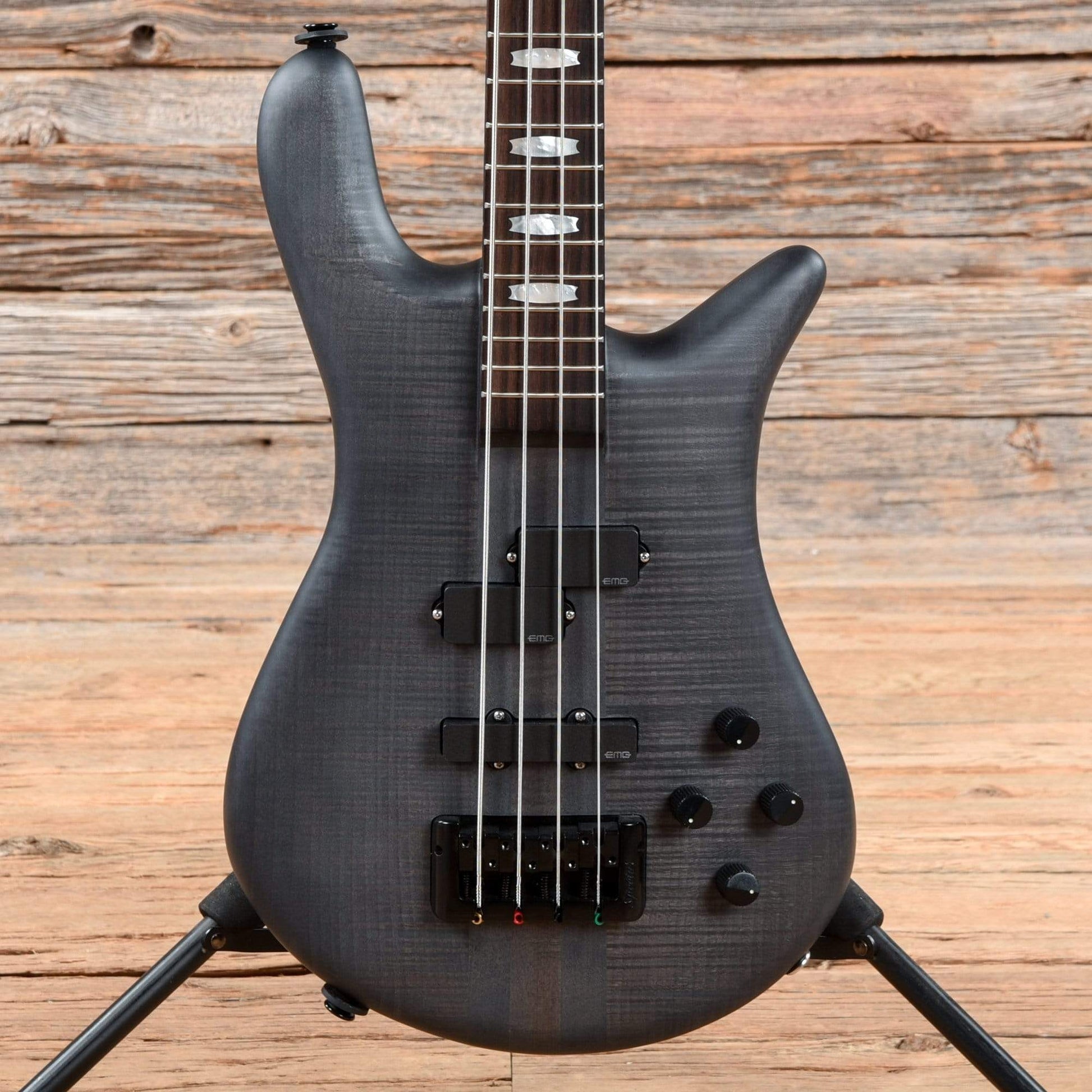 Spector Euro4 LX Trans Black Satin Bass Guitars / 4-String