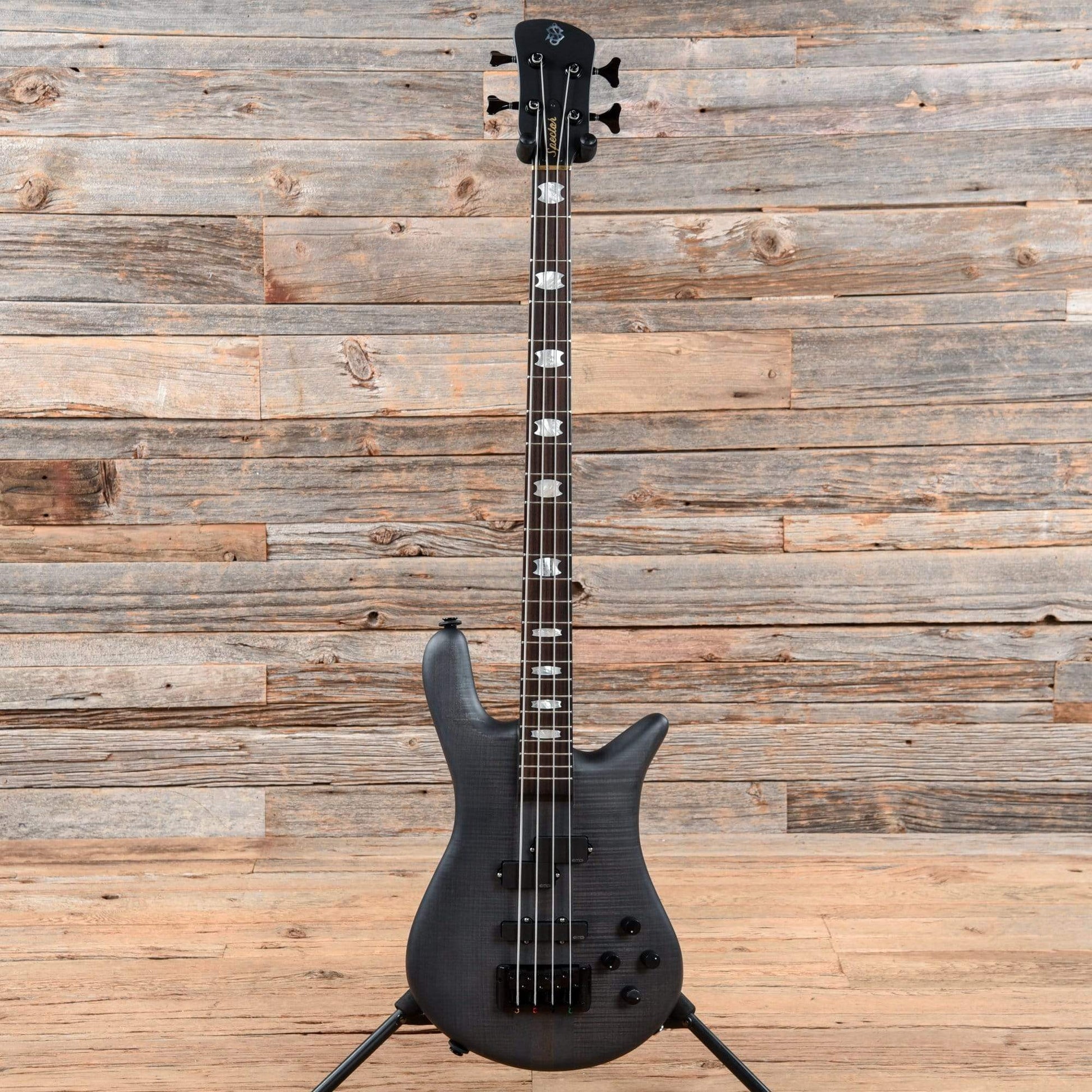 Spector Euro4 LX Trans Black Satin Bass Guitars / 4-String