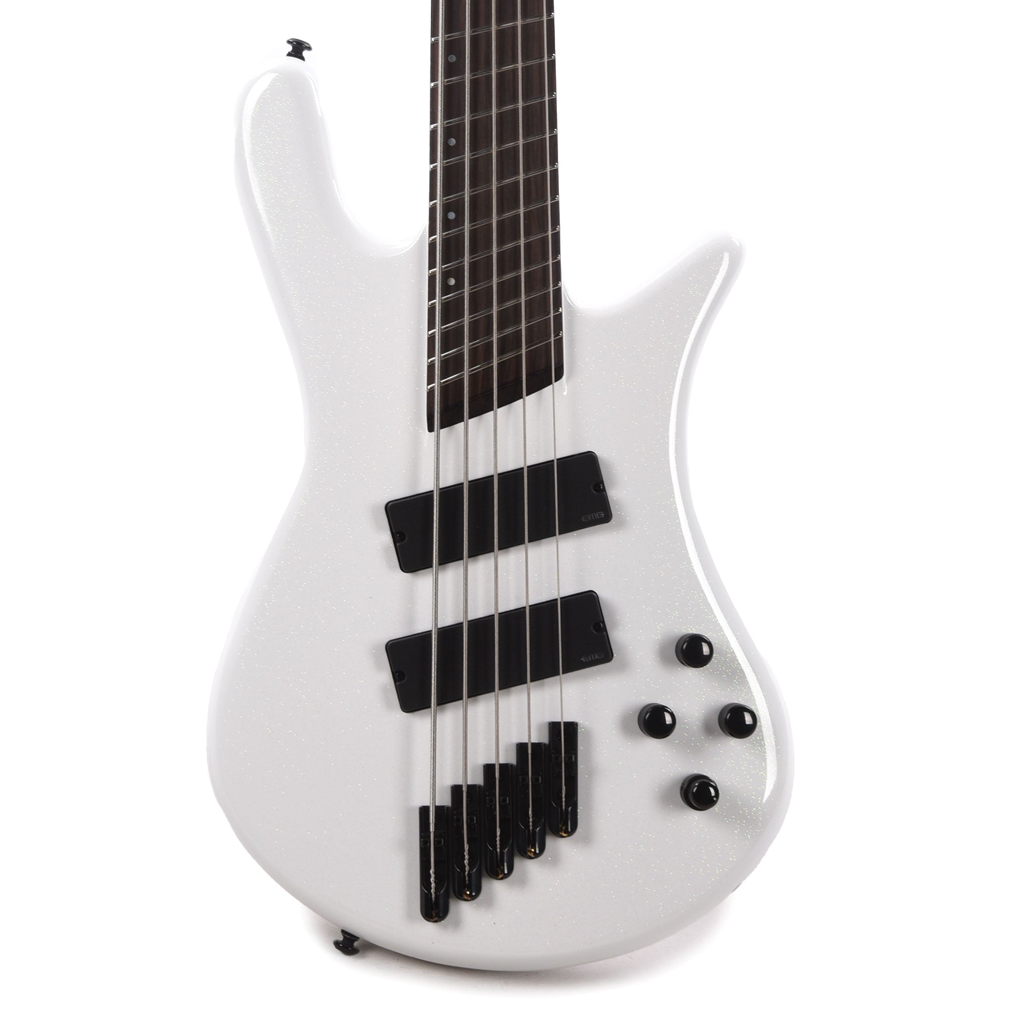 Spector NS Dimension 5 Bass White Sparkle Gloss Bass Guitars / 5-String or More