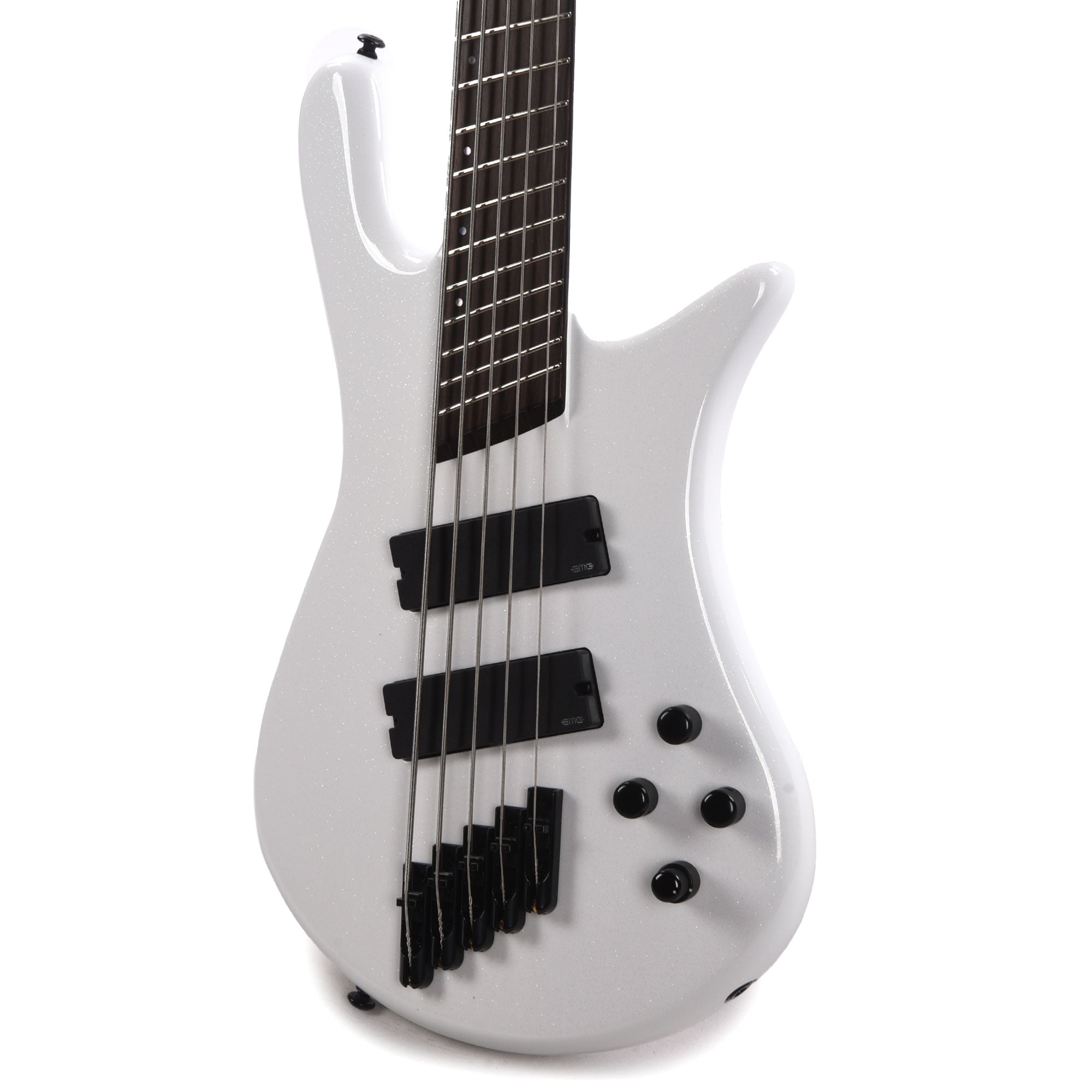 Spector NS Dimension 5 Bass White Sparkle Gloss Bass Guitars / 5-String or More