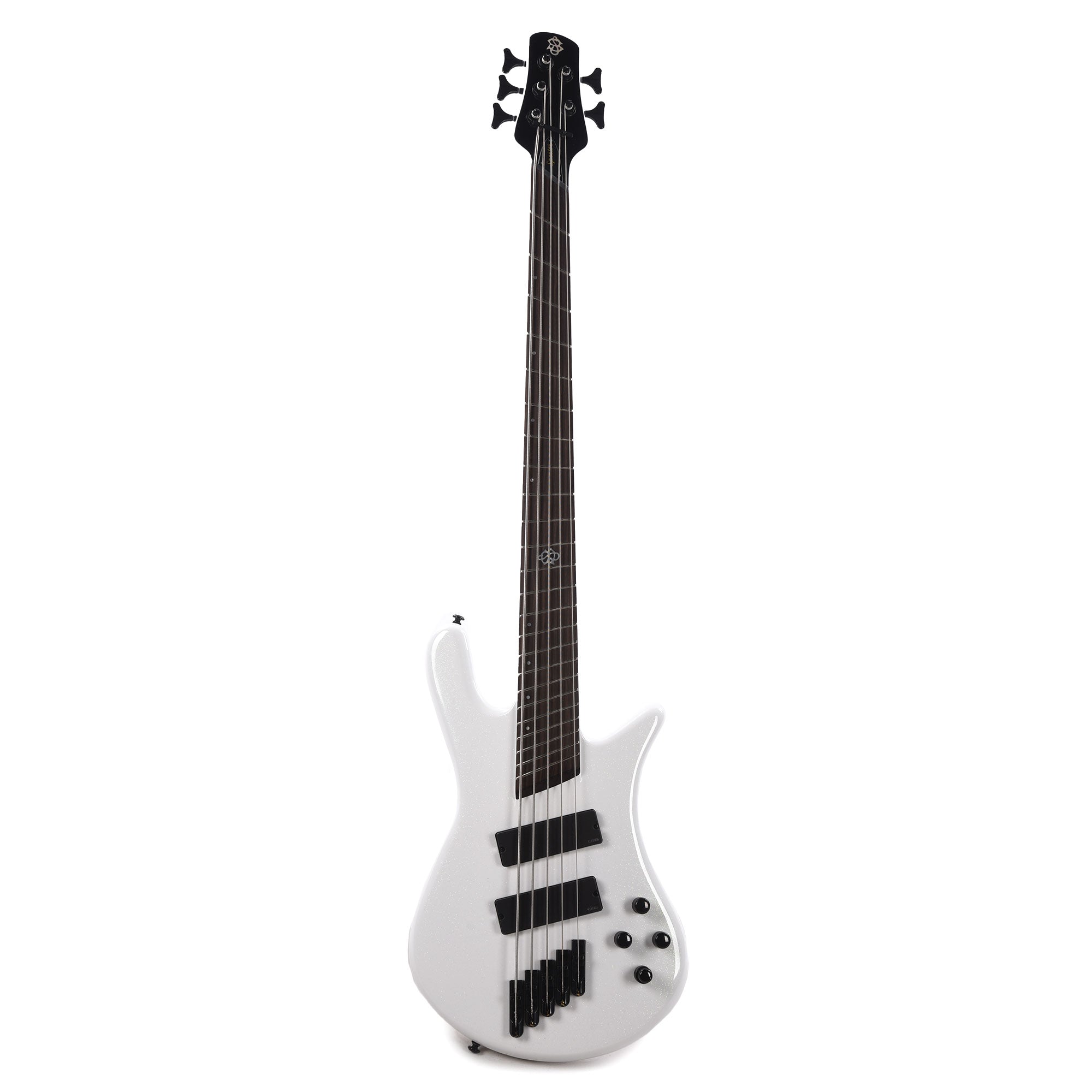 Spector NS Dimension 5 Bass White Sparkle Gloss Bass Guitars / 5-String or More