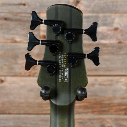 Spector NS Dimension 5 Haunted Moss Matte 2021 LEFTY Bass Guitars / 5-String or More