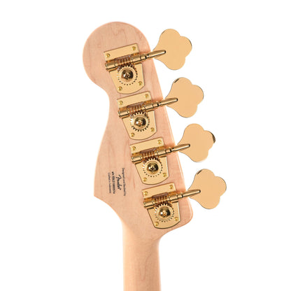 Squier 40th Anniversary Gold Edition Jazz Bass Olympic White w/Gold Anodized Pickguard Bass Guitars / 4-String