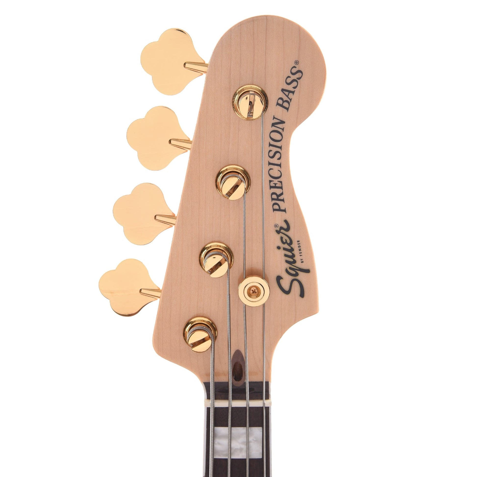 Squier 40th Anniversary Gold Edition Precision Bass Black w/Gold Anodized Pickguard Bass Guitars / 4-String