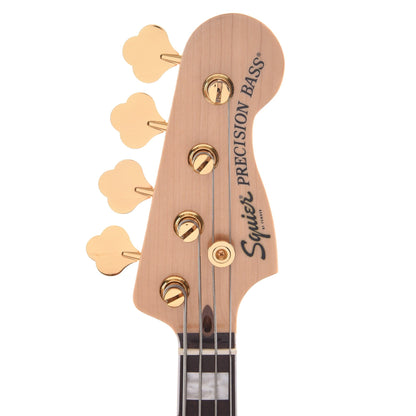 Squier 40th Anniversary Gold Edition Precision Bass Black w/Gold Anodized Pickguard Bass Guitars / 4-String