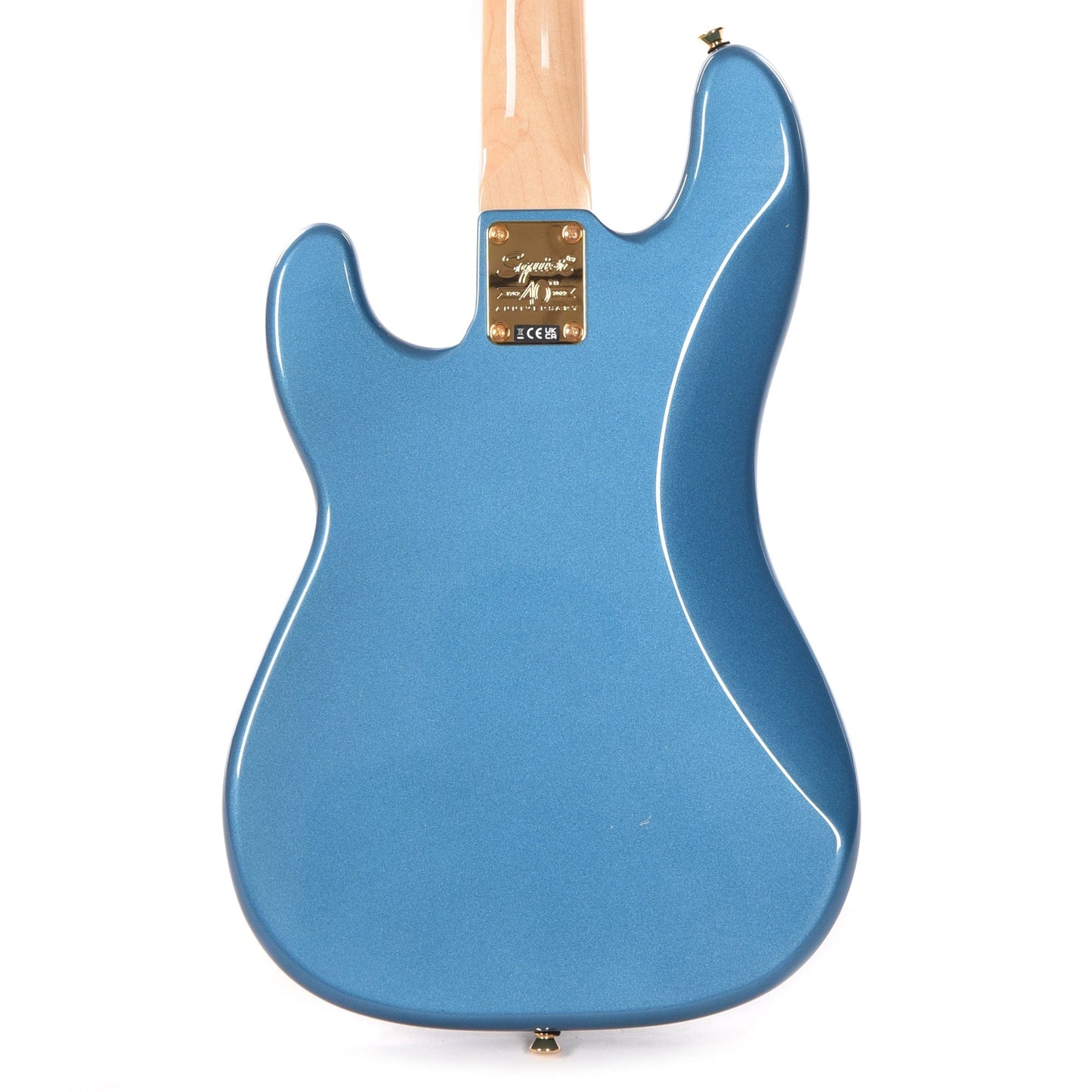 Squier 40th Anniversary Gold Edition Precision Bass Lake Placid Blue w/Gold Anodized Pickguard Bass Guitars / 4-String