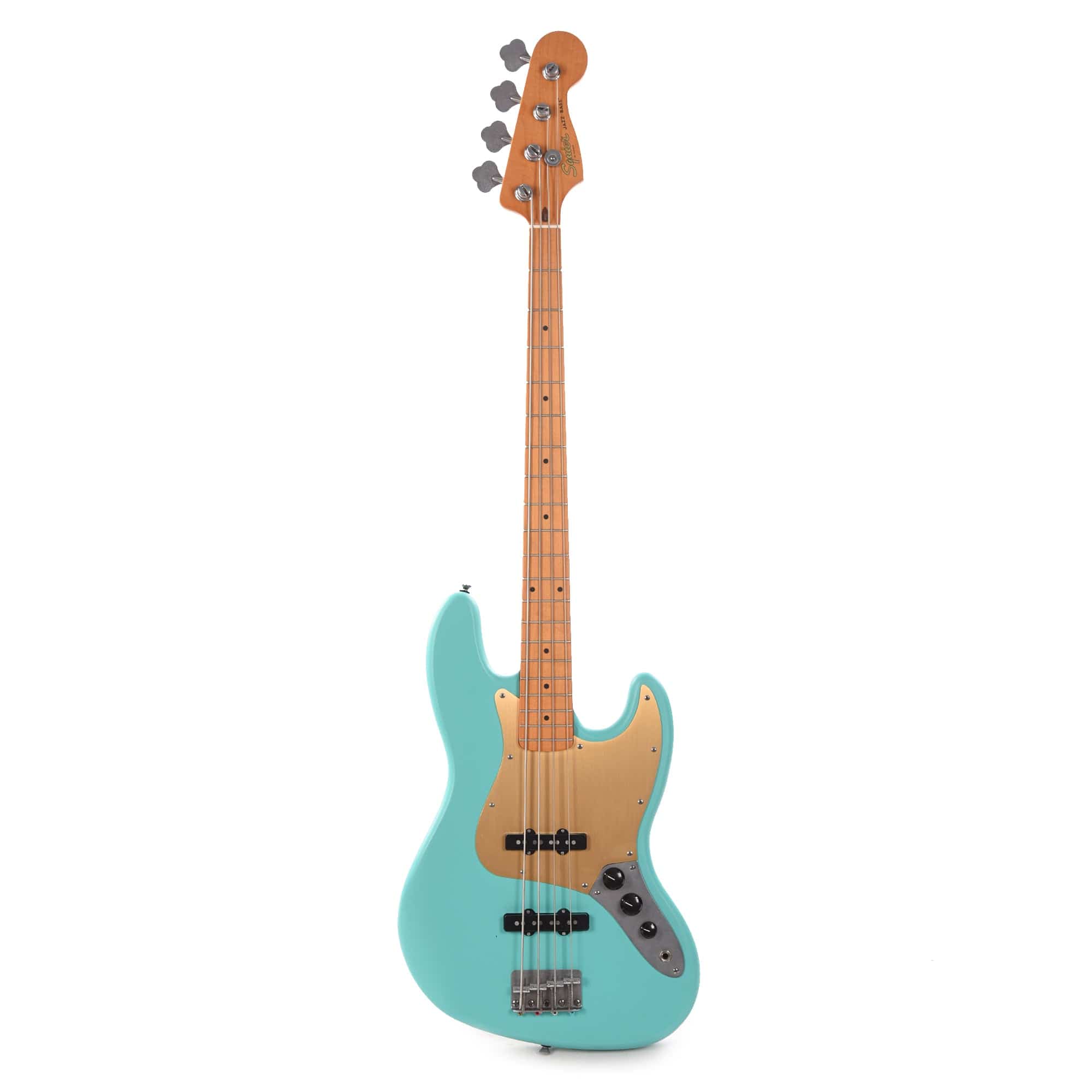 Squier 40th Anniversary Vintage Edition Jazz Bass Satin Sea Foam Green w/Gold Anodized Pickguard Bass Guitars / 4-String