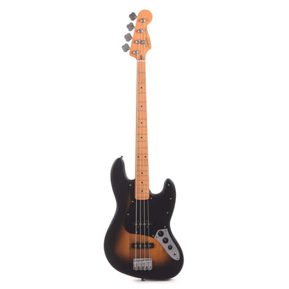 Squier 40th Anniversary Vintage Edition Jazz Bass Satin Wide 2-Color Sunburst w/Black Anodized Pickguard Bass Guitars / 4-String