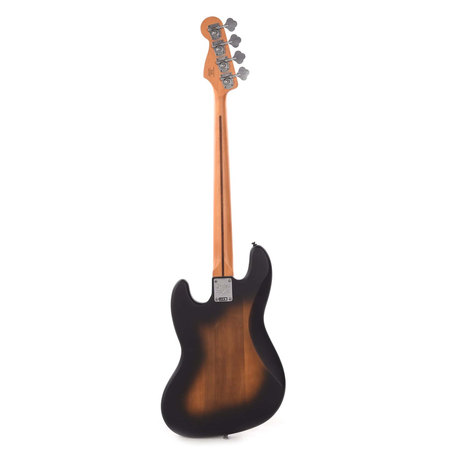 Squier 40th Anniversary Vintage Edition Jazz Bass Satin Wide 2-Color Sunburst w/Black Anodized Pickguard Bass Guitars / 4-String