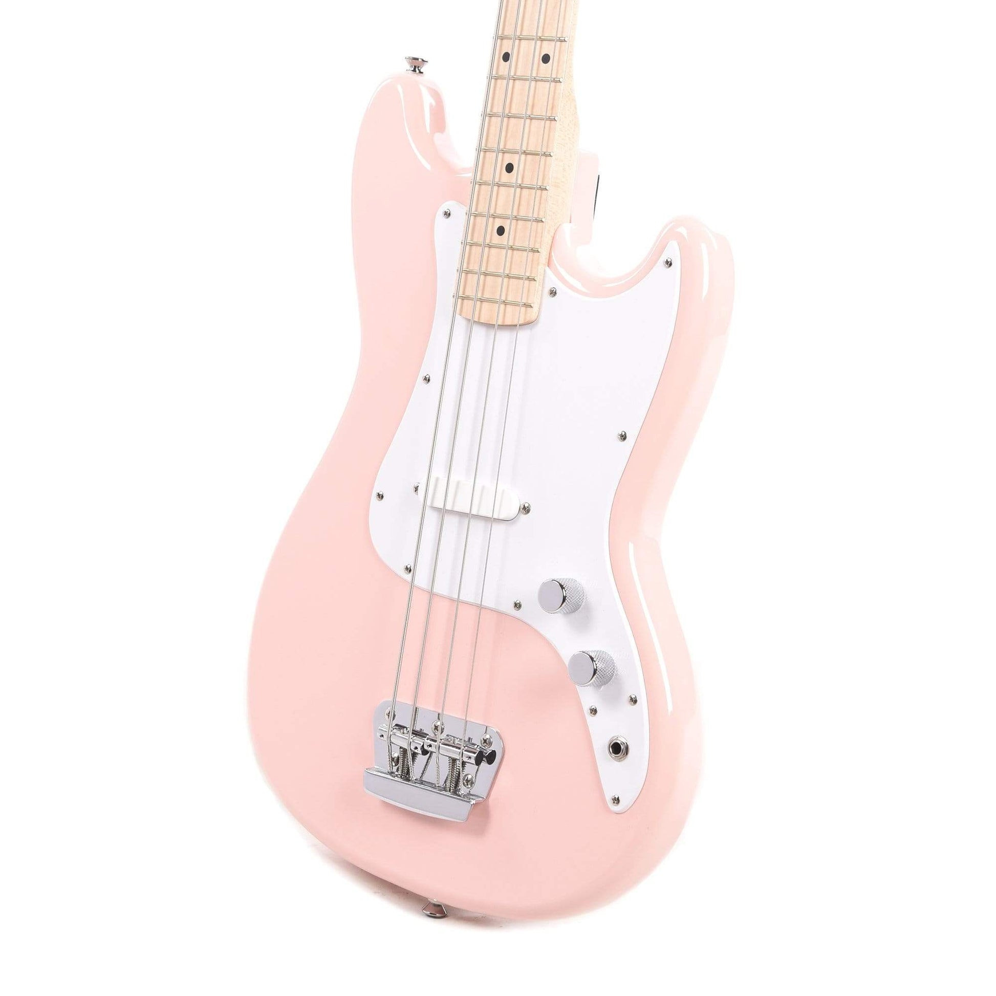Squier Affinity Bronco Bass Shell Pink Bass Guitars / 4-String