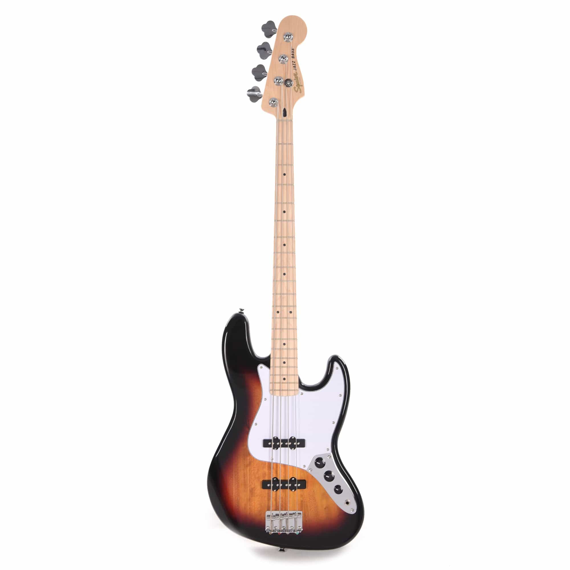 Squier Affinity Jazz Bass 3-Tone Sunburst Bass Guitars / 4-String