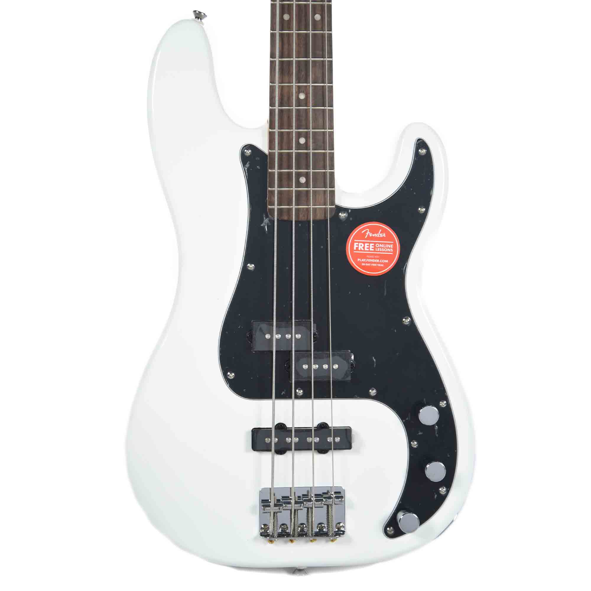 Squier Affinity Precision Bass PJ Olympic White Bass Guitars / 4-String