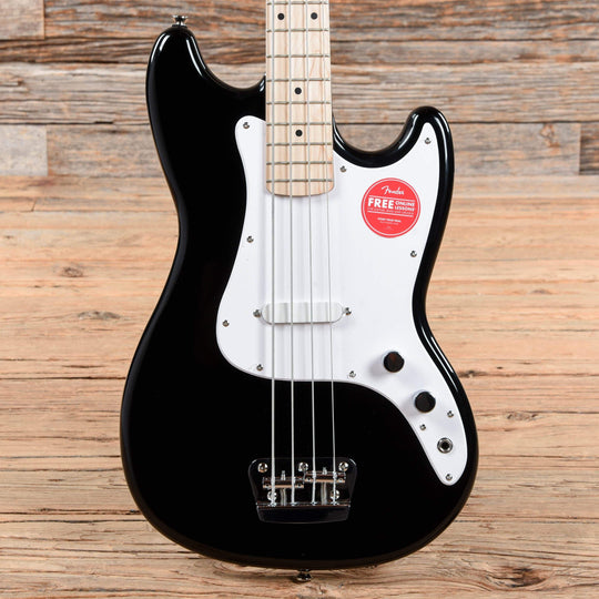 Squier Bronco Bass Black Bass Guitars / 4-String