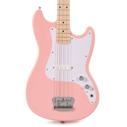 Squier Bronco Bass Shell Pink Bass Guitars / 4-String