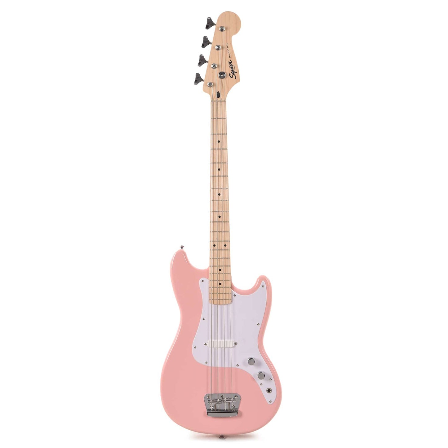 Squier Bronco Bass Shell Pink Bass Guitars / 4-String