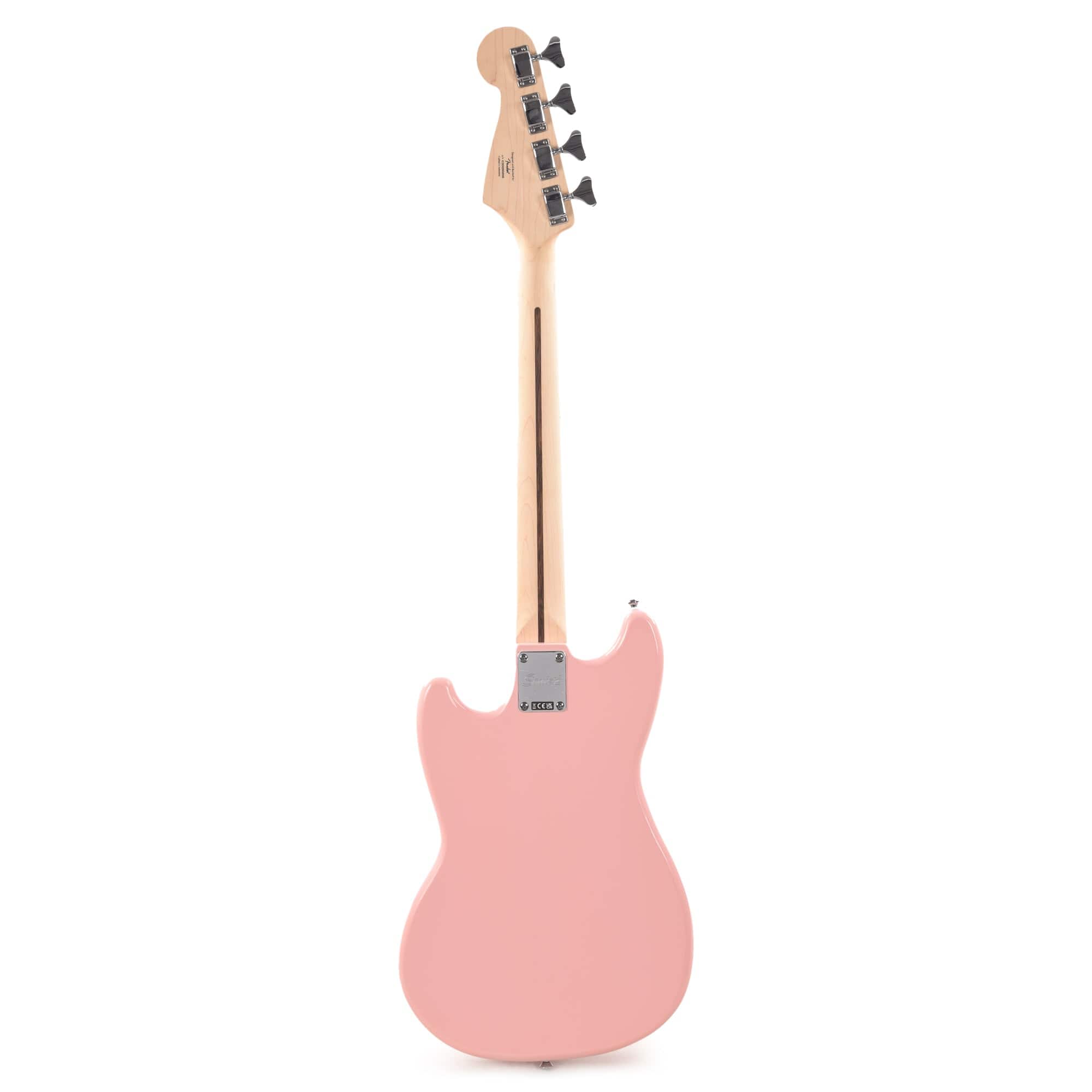 Squier Bronco Bass Shell Pink Bass Guitars / 4-String