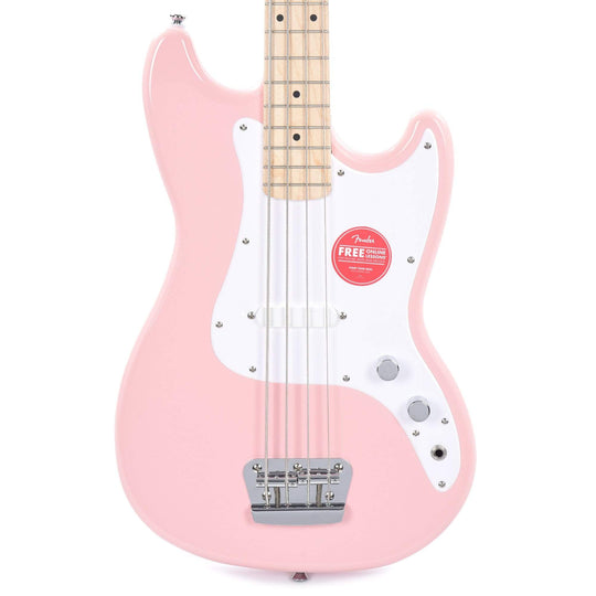 Squier Bronco Bass Shell Pink Bass Guitars / 4-String