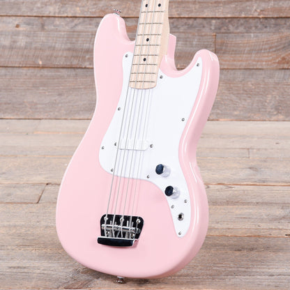 Squier Bronco Bass Shell Pink Bass Guitars / 4-String