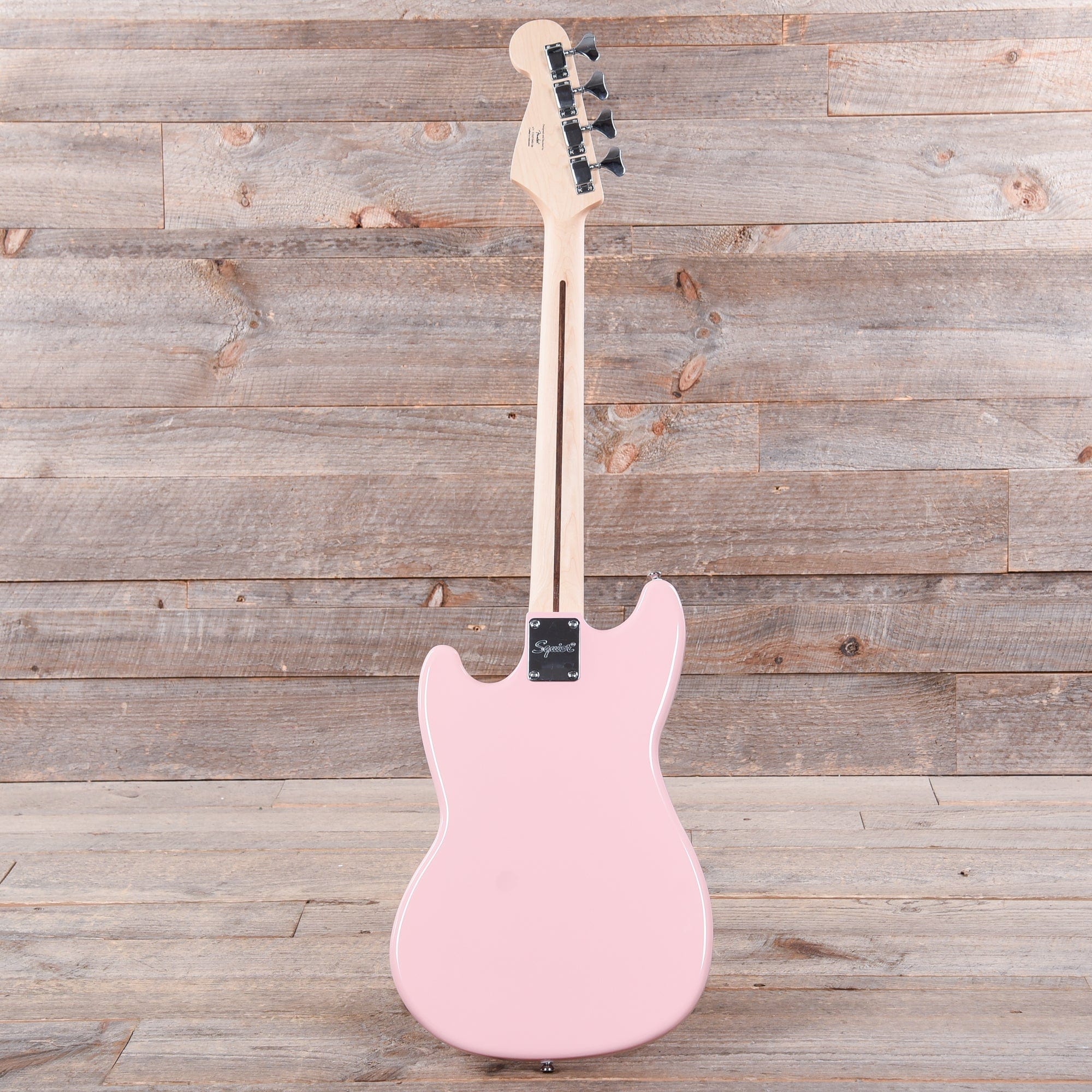 Squier Bronco Bass Shell Pink Bass Guitars / 4-String