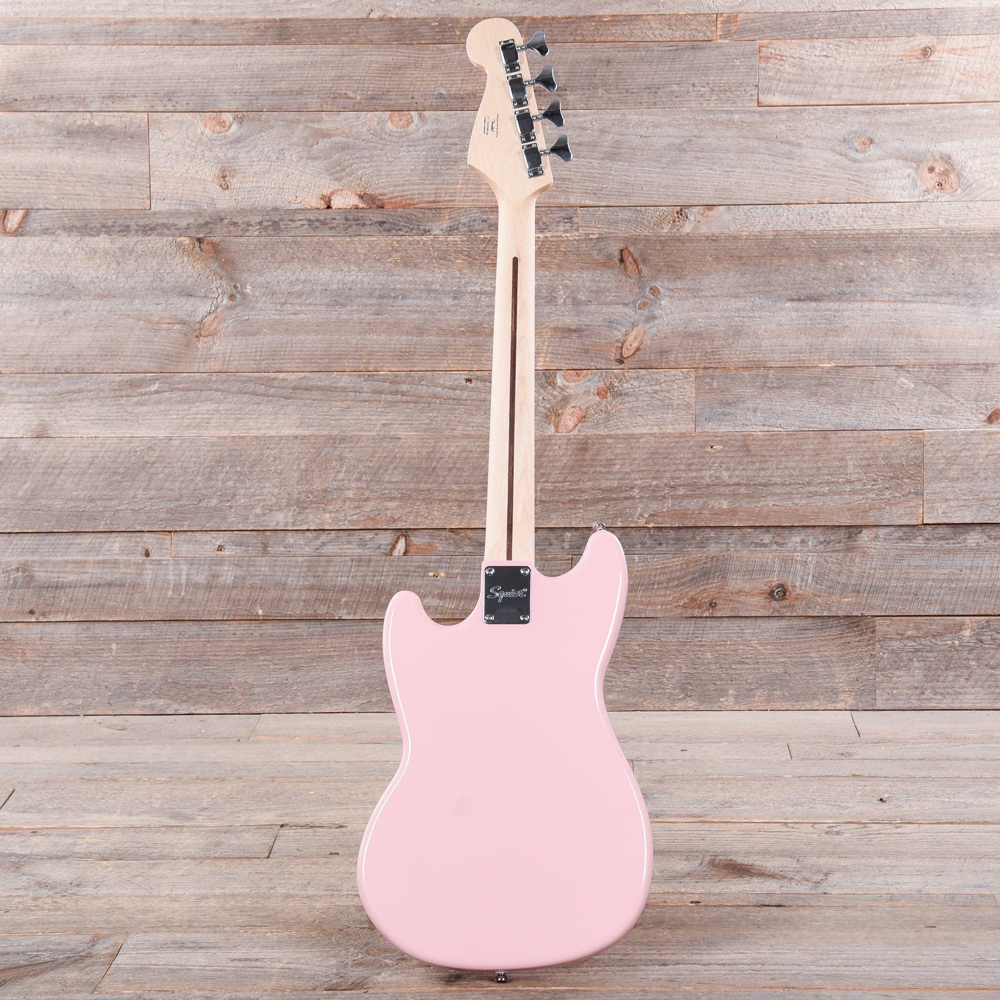 Squier Bronco Bass Shell Pink Bass Guitars / 4-String