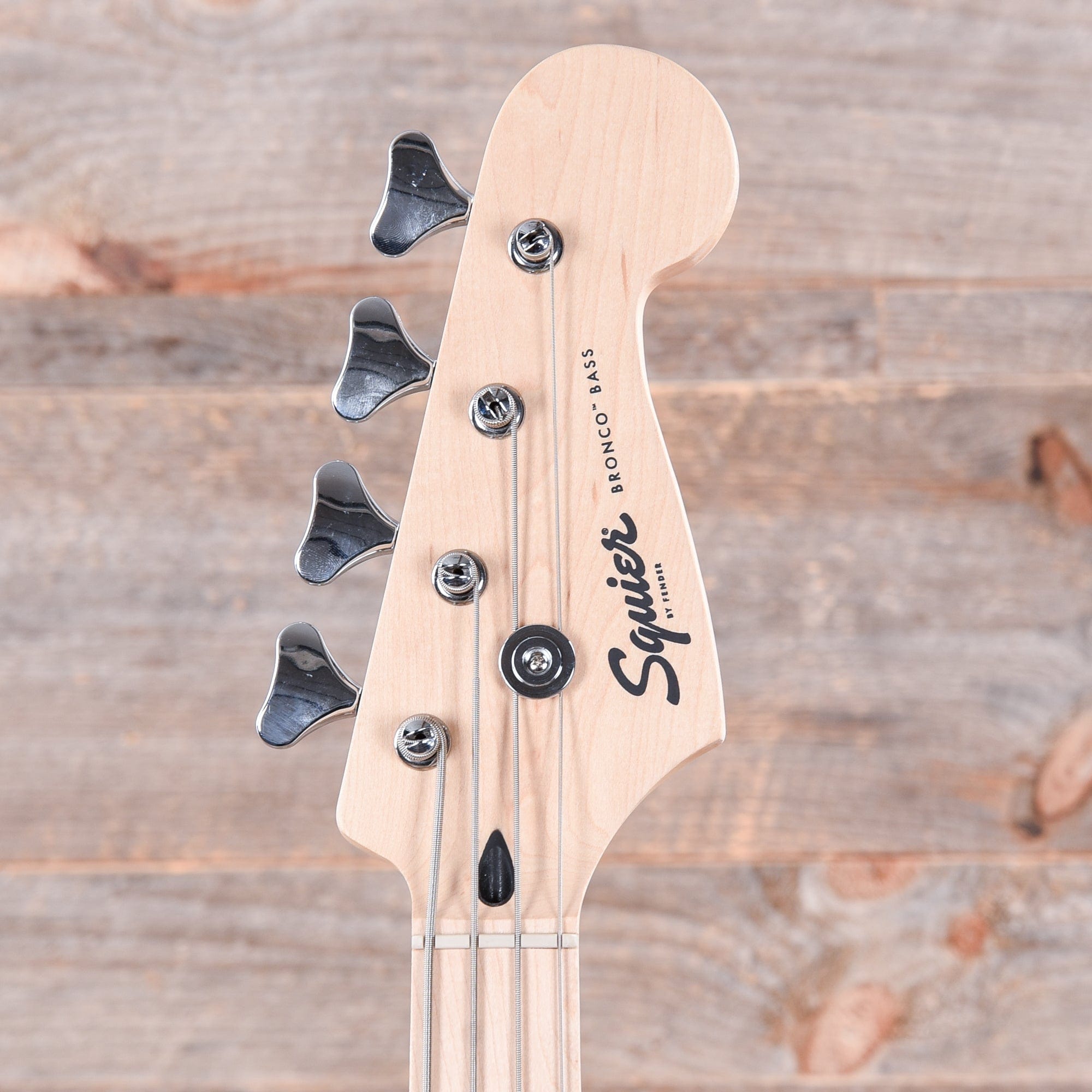 Squier Bronco Bass Shell Pink Bass Guitars / 4-String