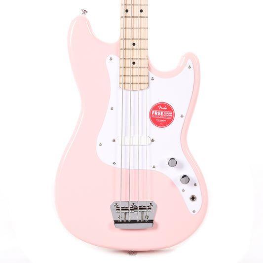 Squier Bronco Bass Shell Pink Bass Guitars / 4-String
