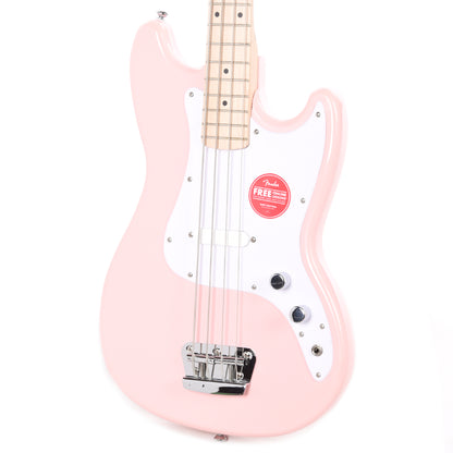Squier Bronco Bass Shell Pink Bass Guitars / 4-String